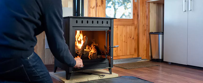 Open Hearth Wood Fireplace Installation in Edgemont, CA