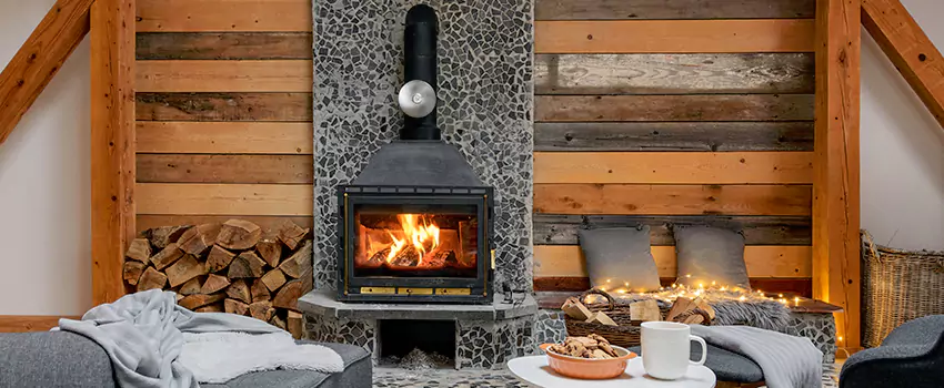 Thelin Hearth Products Direct Vent Gas Stove Fireplace Inspection in Edgemont, California